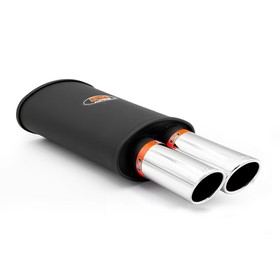 Sports silencer RM211 with two polished tips KSZSP76/76 2X50