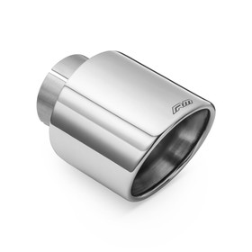 Angled polished stainless steel tip KSZP101/76DK
