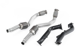 Large Bore Downpipes and Hi-Flow Sports Cats Audi RS7 C7 Sportback 4.0 V8 TFSI biturbo inc Performance Edition 2013 - 2018 Milltek Sport