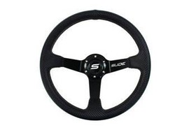 SLIDE steering wheel 350 mm carbon black - 90 mm offset 