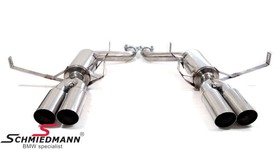 BMW M5 E39 Rear Silencers Schmiedmann – Lightweight Stainless Steel Racing Exhaust Set