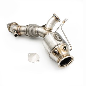 Downpipe BMW G30 540d B57 with catalyst HJS 200 CPSI EURO 6