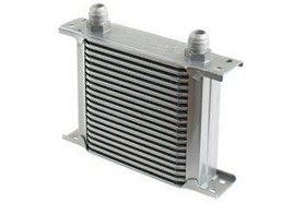 Oil Cooler Slim Line 19-Row 140x150x50 AN8 Silver