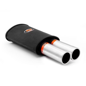 Sports silencer RM206 with two satin tips KPZS76/76