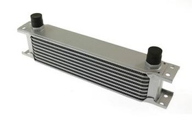 Oil Cooler 9-Row 260x70x50 AN10 Silver