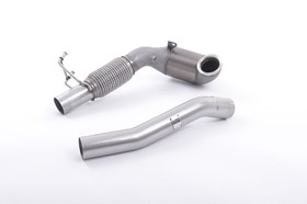 Large Bore Downpipe and Hi-Flow Sports Cat Volkswagen Jetta MK7 ( MQB ) GLi 2.0T 2019 - 2025 Milltek Sport