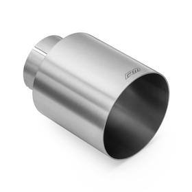 Straight stainless steel satin tip KPCS89/50 with clamp