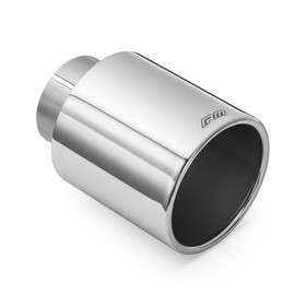 Straight polished stainless steel tip KPZP101/50 with clamp
