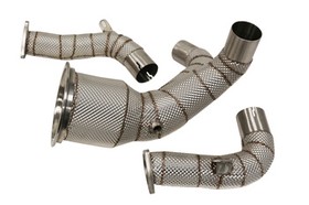 Downpipe Audi SQ5 Q7 S4 B9 S5 F5 Porsche Panamera 971 Cayenne 9YA VW Touareg 3.0 TFSI Heat Shield