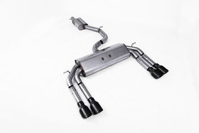 Cat-back Audi S3 2.0 TFSI Quattro Saloon & Cabrio 8V/8V.2 ( Non-GPF Equipped Models Only ) 2013 - 2018 ( Quieter ) Milltek Sport