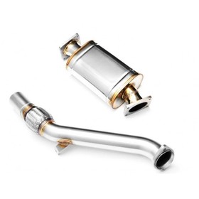 Downpipe BMW E60 E61 525d 530d M57N EURO 3 63.5 mm 177/218 HP 2002-2007 with muffler