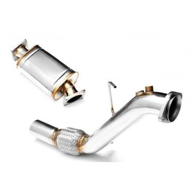 Downpipe BMW E60 E61 525d 530d M57N EURO 4 63.5 mm 177/218 HP 2002-2007 with muffler