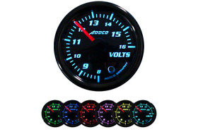 ADDCO 52 mm Voltmeter Gauge – Battery Voltage Indicator