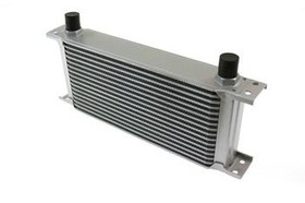 Oil Cooler 16-Row 260x125x50 AN10 Silver