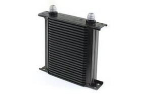 Oil Cooler Slim Line 25-Row 140x195x50 AN8 Black