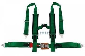 Racing harness 4-point 2" green – DTM