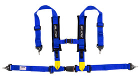 Racing seat belts SLIDE V2 dark blue 4p 2" E4