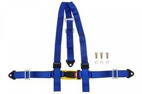 Racing harness 3-point 2" blue – E4 homologation