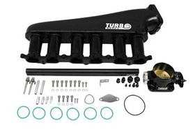 Intake Manifold Toyota Chaser Supra 1JZ with Throttle Body and Fuel Rail Black