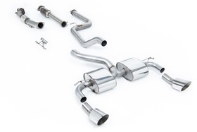 Turbo-back including Hi-Flow Sports Cat Ford Focus MK2 RS 2.5T 305PS 2009 - 2010 ( Louder ) Milltek Sport