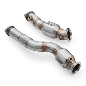 Downpipe BMW M3 Competition (G80, G81) S58B, M4 (G82/G83) 3.0 S58 with EURO 6 catalytic converter and heat shield 