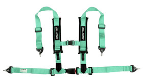 Racing seat belts SLIDE V2 mint 4p 2" E4