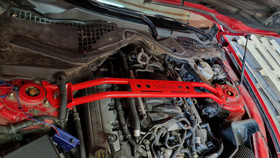 Strut Bar Ford Mustang VI Black