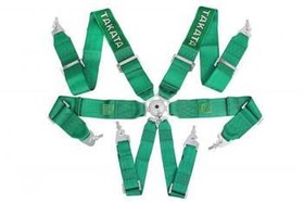 Racing harness 6-point 3" green – Takata Replica