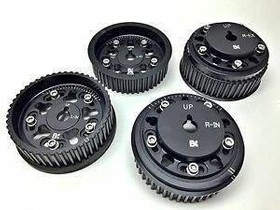 ADJUSTABLE CAM GEARS Subaru EJ205 - WRX / EJ257 - Sti w/ARP Fastener Bolts - Black - Set/2