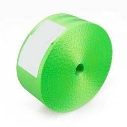 Seat belt webbing 10 m – green