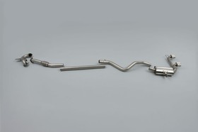 Turbo-back excluding Hi-Flow Sports Cat Renault / Alpine Mégane Renaultsport 225 2.0T 2004 - 2009 Milltek Sport