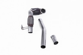Cast Downpipe with Race Cat Volkswagen Polo GTI 2.0 TSI ( AW - 5 Door ) - Non GPF/OPF Models Only 2018 - 2019 Milltek Sport