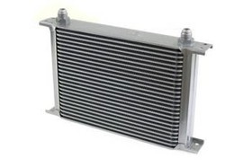 Oil Cooler 25-Row 260x195x50 AN10 Silver
