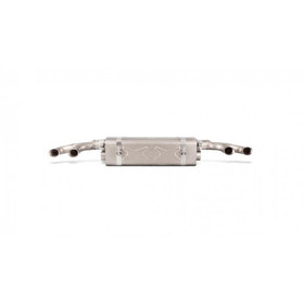 Porsche 911 Turbo/Turbo S (991.2) Slip-On Line (Titanium) Akrapovic