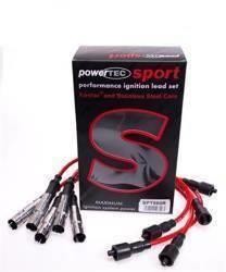 PowerTEC Ignition Leads AUDI 80 100 A6 A8 VW PASSAT 2.4 2.6 2.8L 90 - 00 RED