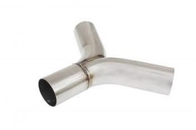 Exhaust Y-Pipe 120° 63/63mm 304SS
