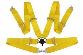 Racing harness 4-point 3" yellow – Quick