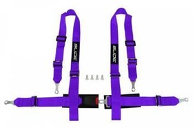Racing seat belts SLIDE 4p 2" purple