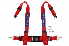Racing harness 4p 3" Red Pro Racing Sport