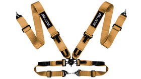 Racing seat belts SLIDE V2 Quick gold 4p 3"