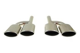Exhaust Tip Mercedes C63 AMG 126x74mm inlet 51mm