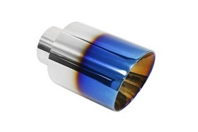 Exhaust Tip 102mm enter 60mm Polished Burn