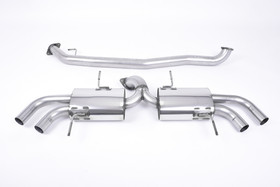 Secondary Cat-back Nissan GT-R R35 2009 - 2015 Milltek Sport