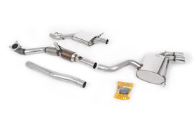 Turbo-back including Hi-Flow Sports Cat Audi S3 2.0 T Quattro 3-Door 8P 2006 - 2012 Milltek Sport