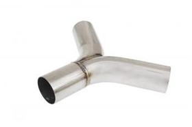 Exhaust Y-Pipe 120° 70/70mm 304SS
