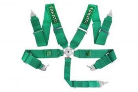 Racing harness 5-point 3" green – Takata Replica
