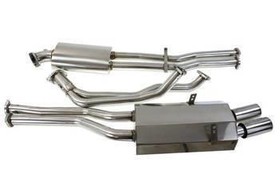 BMW E36 M3 (2x2" to 3" Pipes | 2x3" Tips) Cat-Back Exhaust System