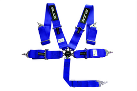 Racing seat belts SLIDE Quick 5p 3" blue SFI homologation