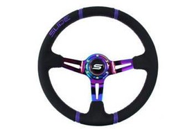 SLIDE steering wheel 350 mm NeoChrome leather - 80 mm offset