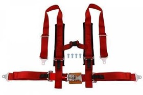Racing harness 4-point 2" red – DTM